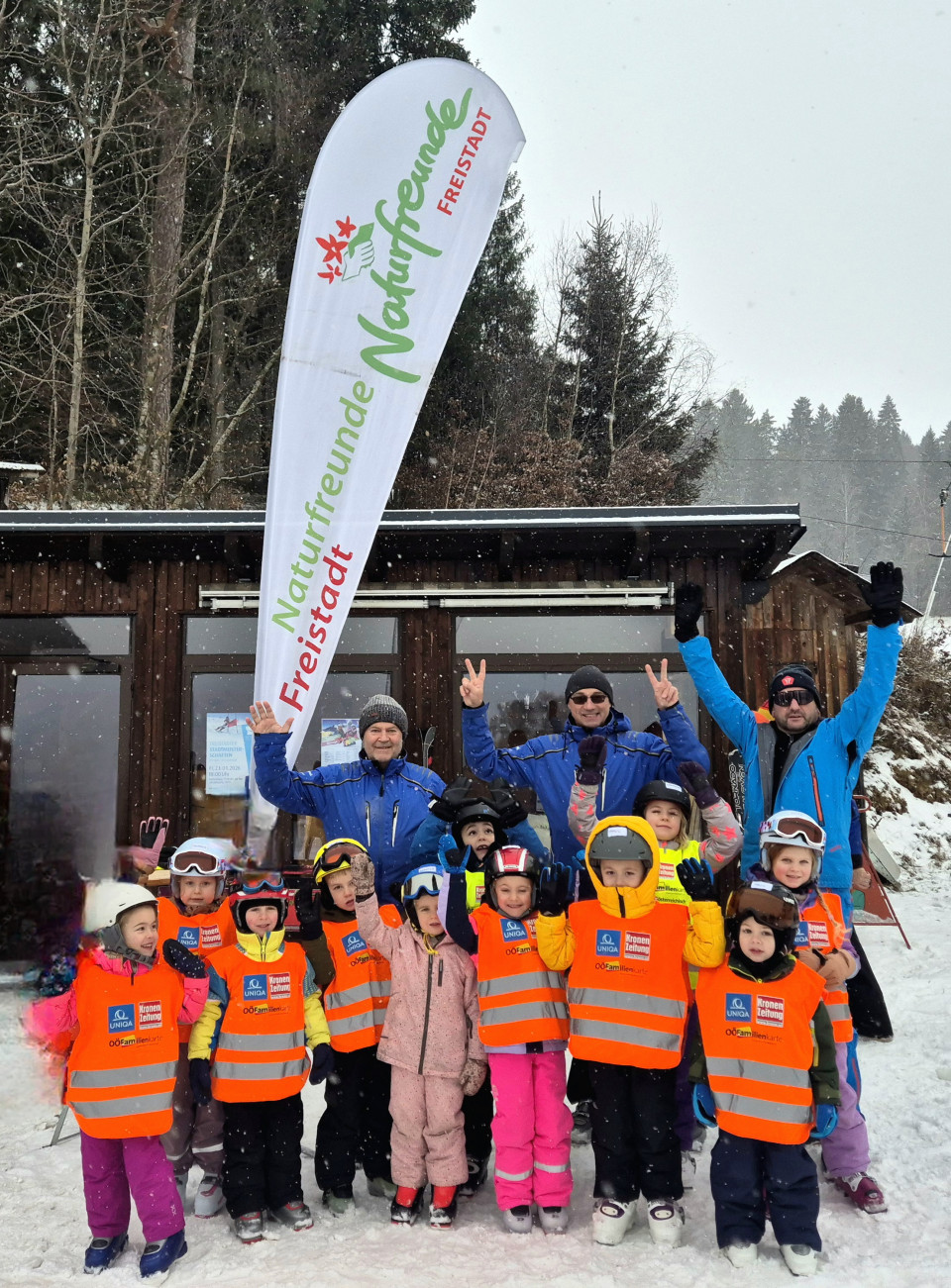 Gruppenfoto Kinderskikurs 2026